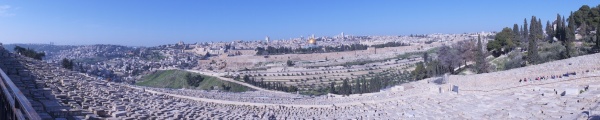 Jerozolima, widok z Góry Oliwnej