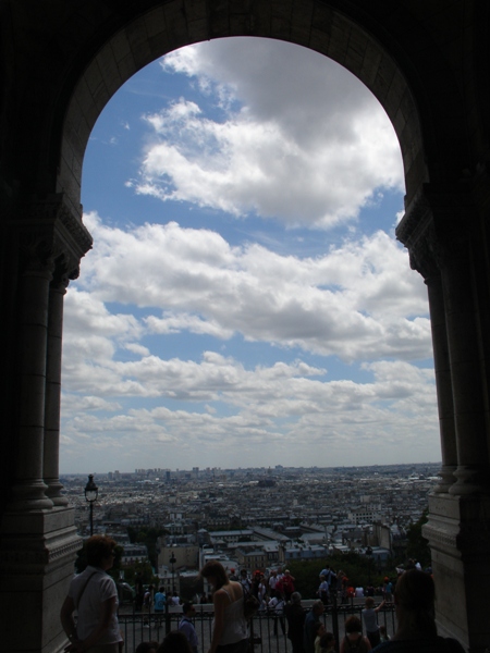 Widok z Sacre Coeur
